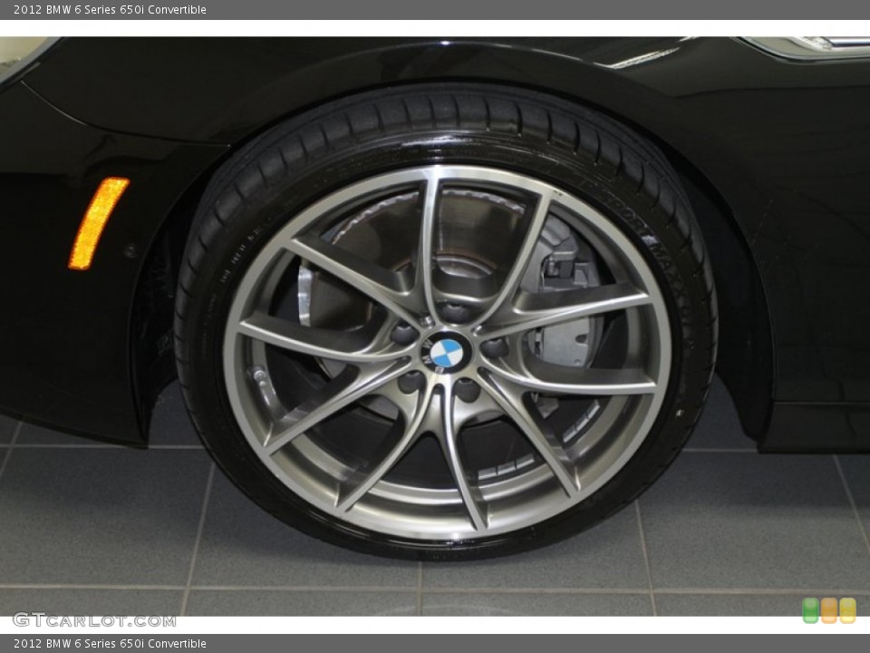 2012 BMW 6 Series 650i Convertible Wheel and Tire Photo #67163783
