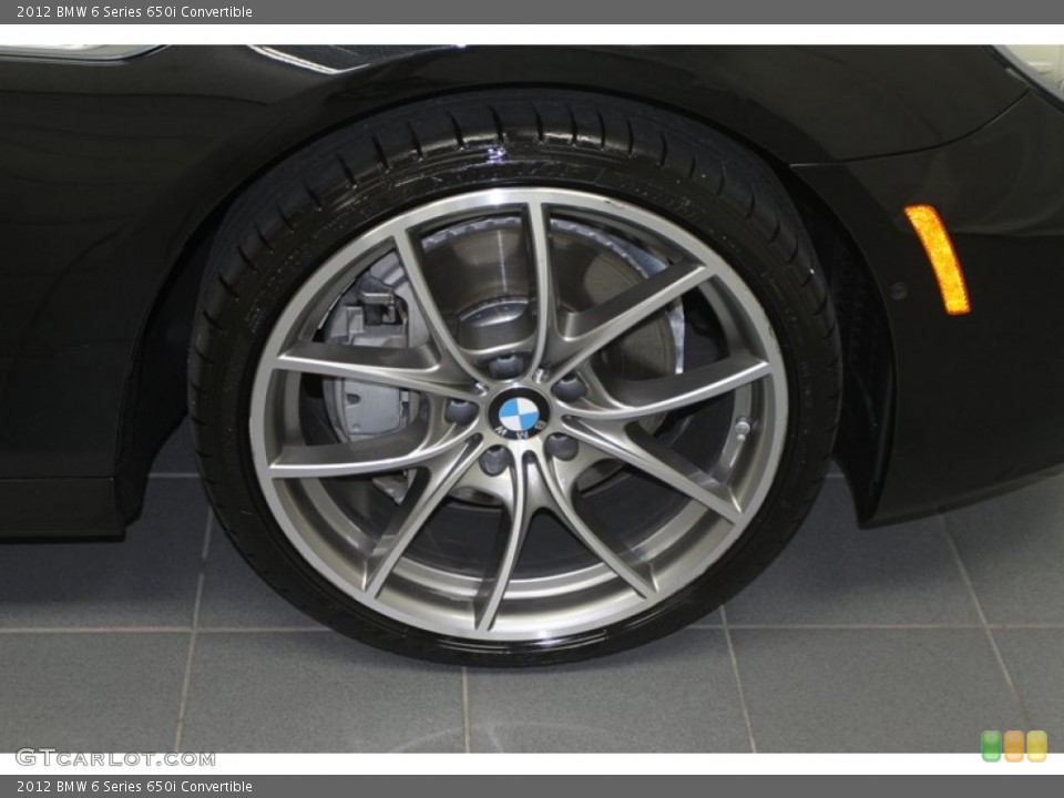 2012 BMW 6 Series 650i Convertible Wheel and Tire Photo #67164129