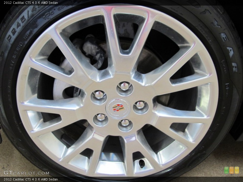 2012 Cadillac CTS 4 3.6 AWD Sedan Wheel and Tire Photo #67176374
