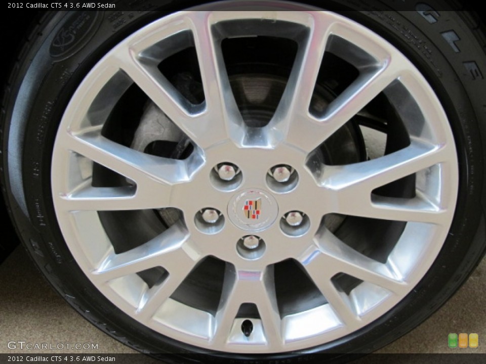 2012 Cadillac CTS 4 3.6 AWD Sedan Wheel and Tire Photo #67176383