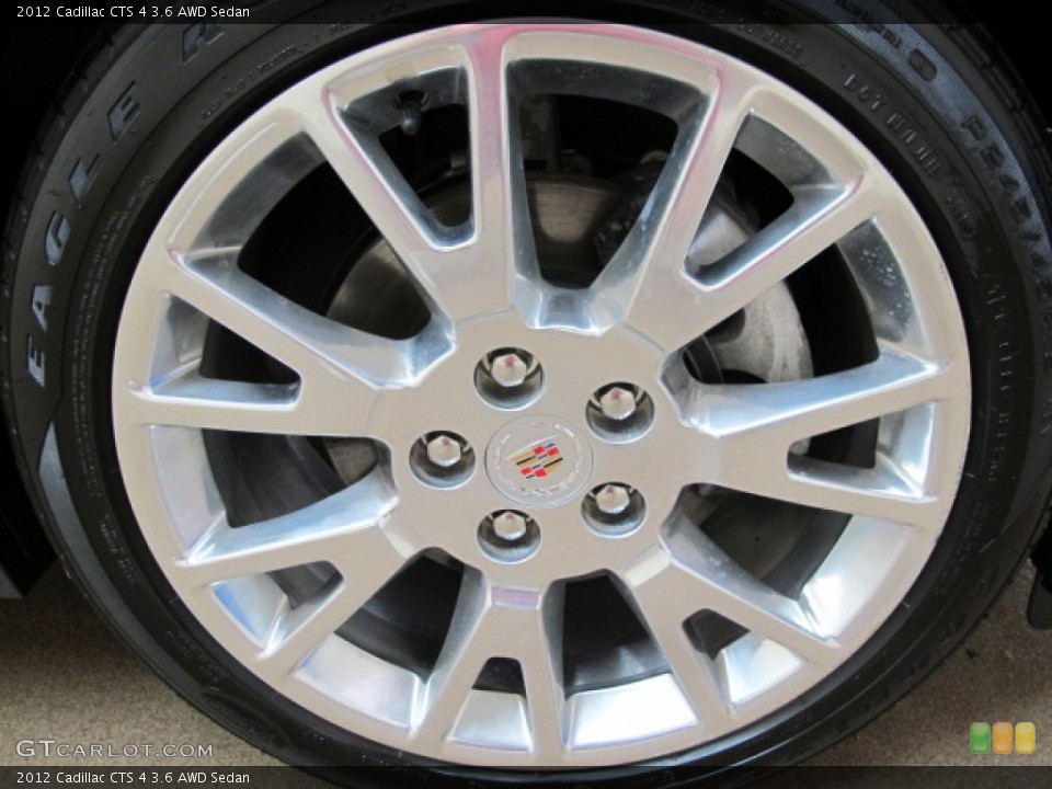 2012 Cadillac CTS 4 3.6 AWD Sedan Wheel and Tire Photo #67176401