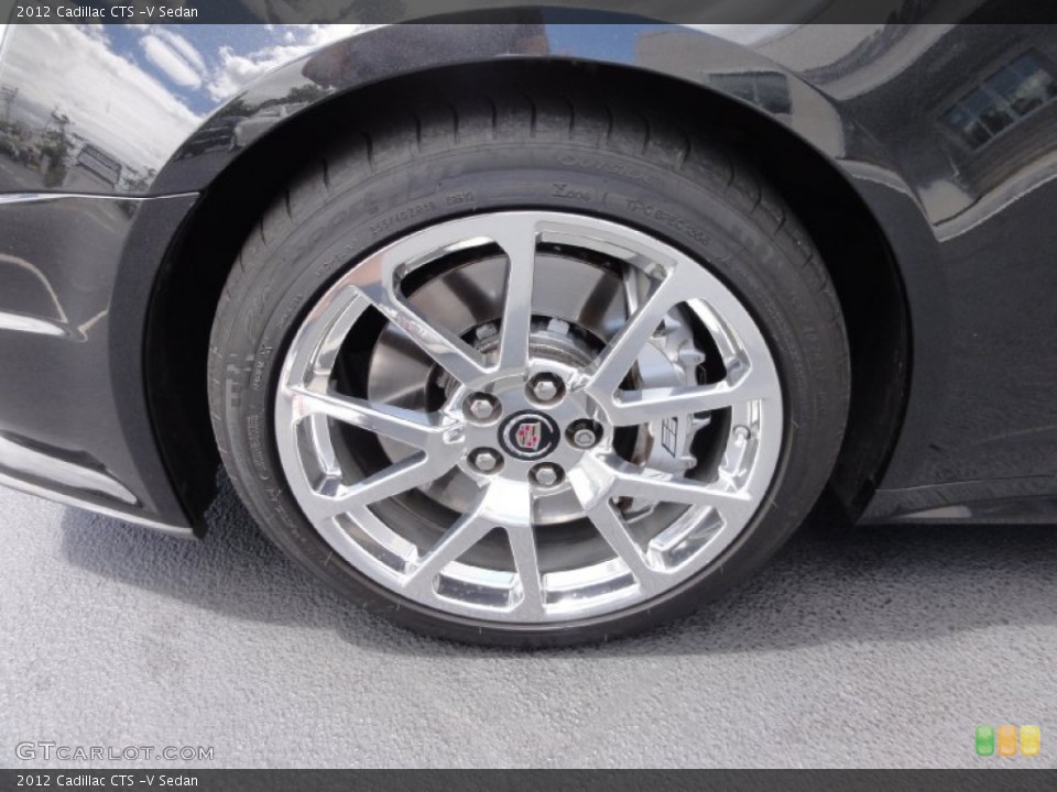 2012 Cadillac CTS -V Sedan Wheel and Tire Photo #67183784