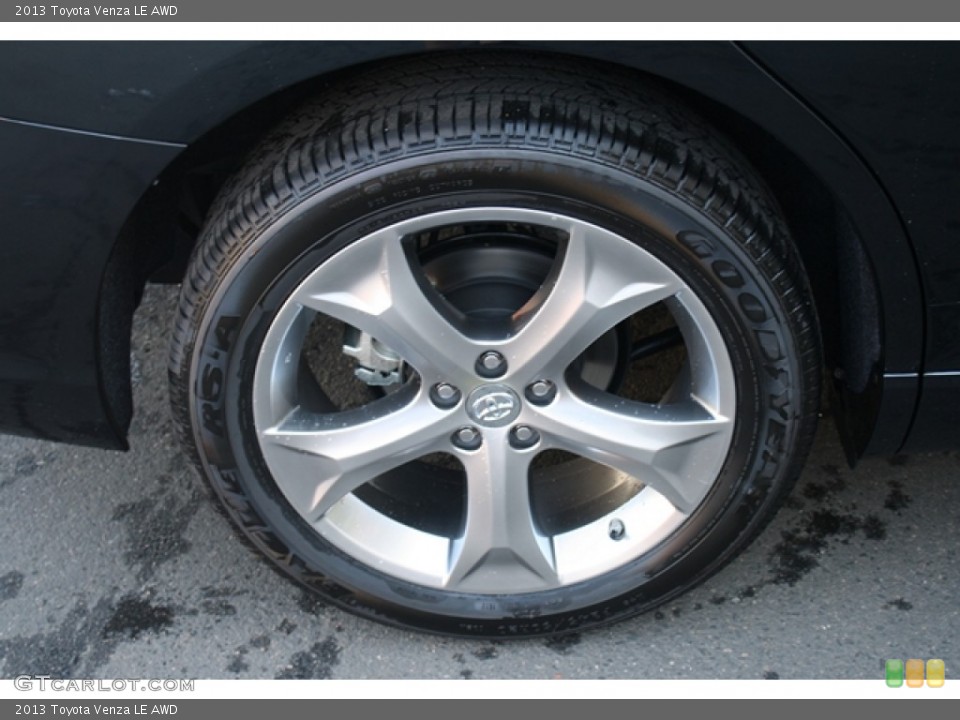 2013 Toyota Venza LE AWD Wheel and Tire Photo #67185044