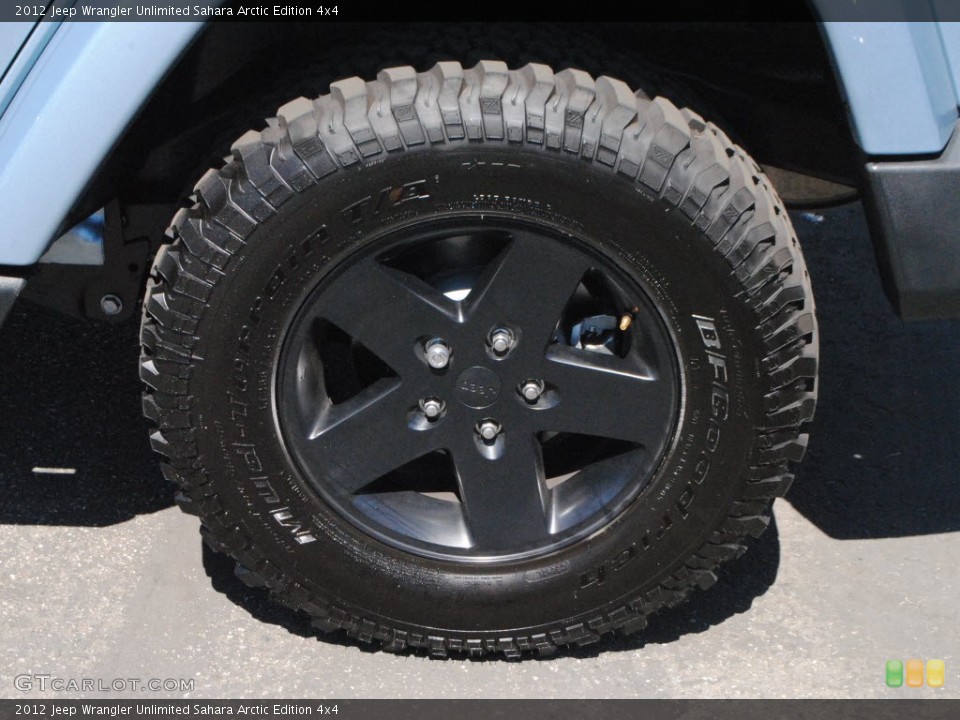 2012 Jeep Wrangler Unlimited Sahara Arctic Edition 4x4 Wheel and Tire Photo #67186424