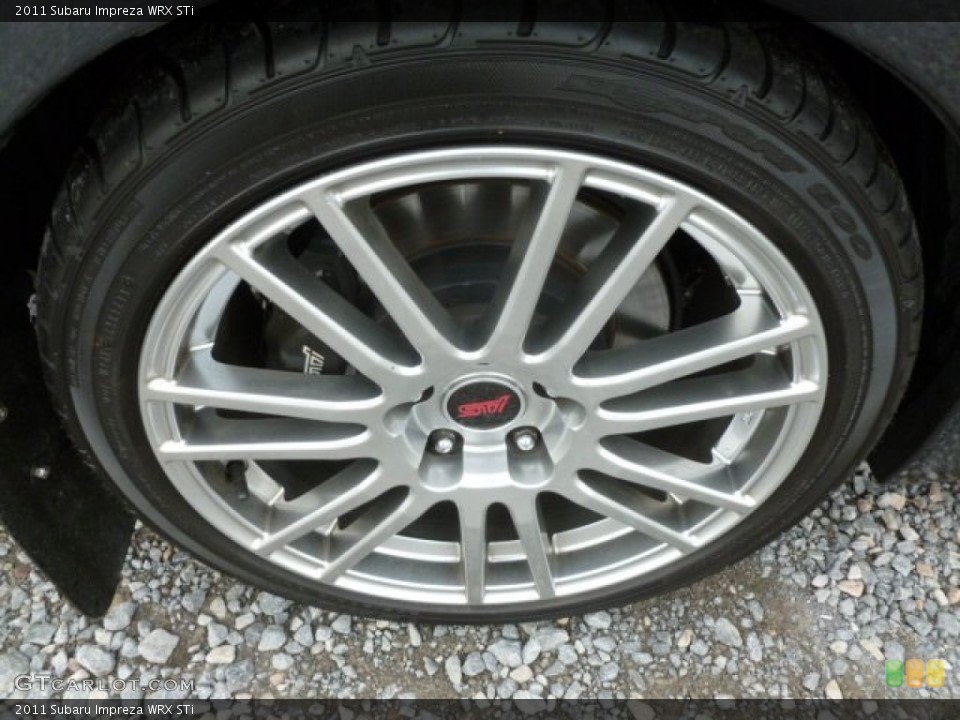 2011 Subaru Impreza WRX STi Wheel and Tire Photo #67187531