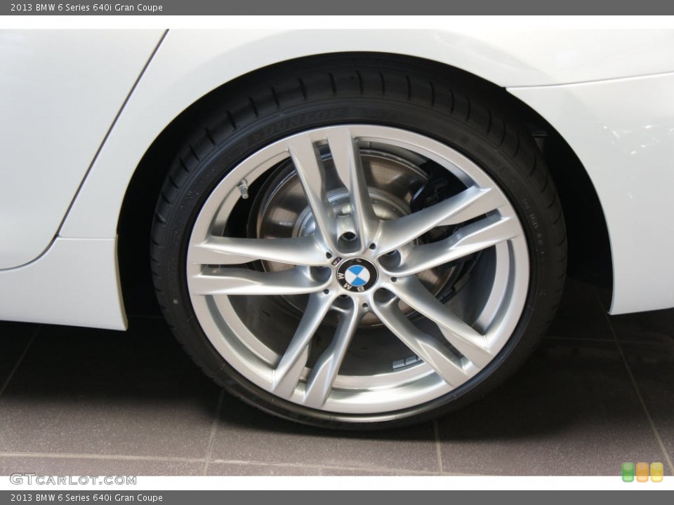 2013 BMW 6 Series 640i Gran Coupe Wheel and Tire Photo #67189610