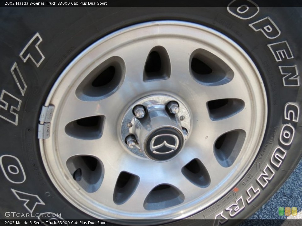2003 Mazda B-Series Truck B3000 Cab Plus Dual Sport Wheel and Tire Photo #67201910