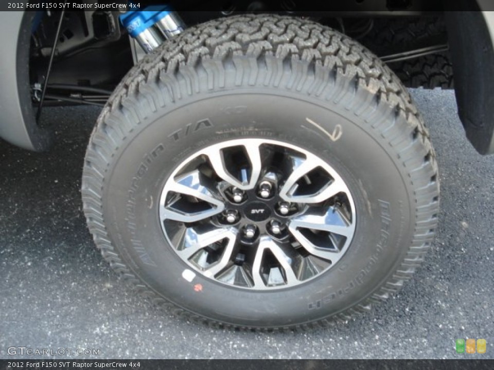 2012 Ford F150 SVT Raptor SuperCrew 4x4 Wheel and Tire Photo #67205718