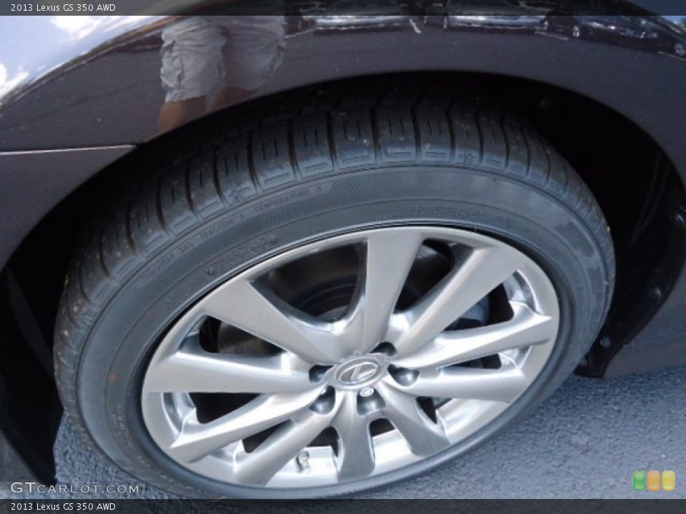 2013 Lexus GS 350 AWD Wheel and Tire Photo #67206492