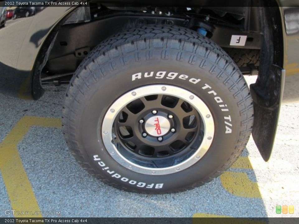 2012 Toyota Tacoma TX Pro Access Cab 4x4 Wheel and Tire Photo #67219643