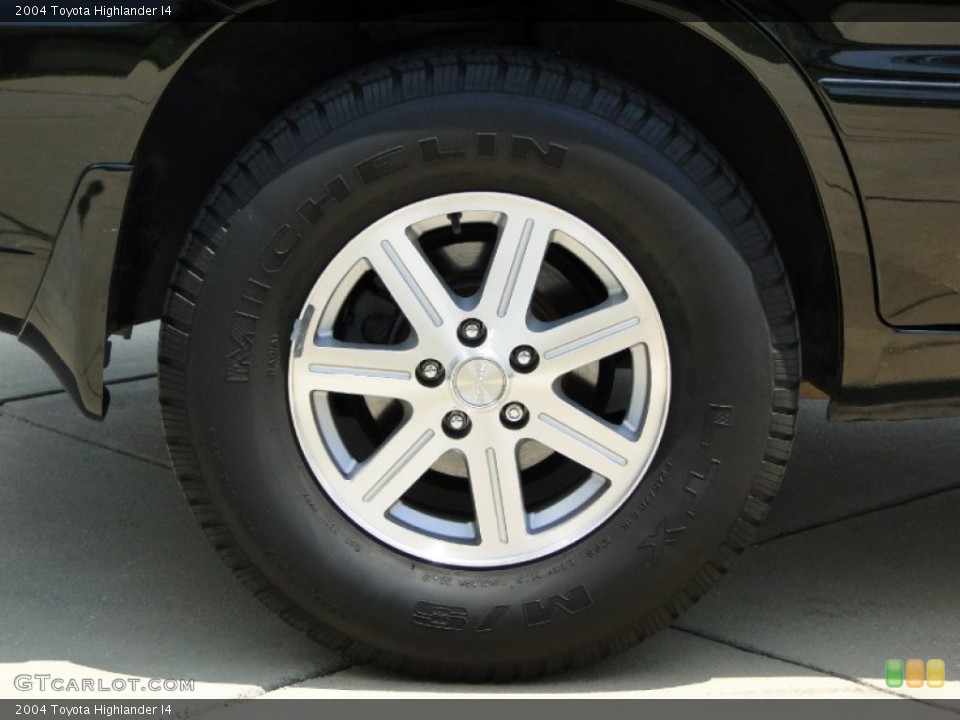 2004 Toyota Highlander I4 Wheel and Tire Photo #67221078