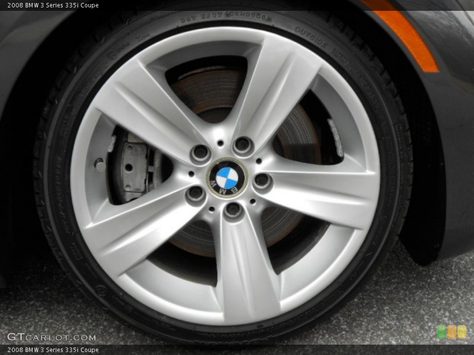 2008 BMW 3 Series 335i Coupe Wheel and Tire Photo #67222901