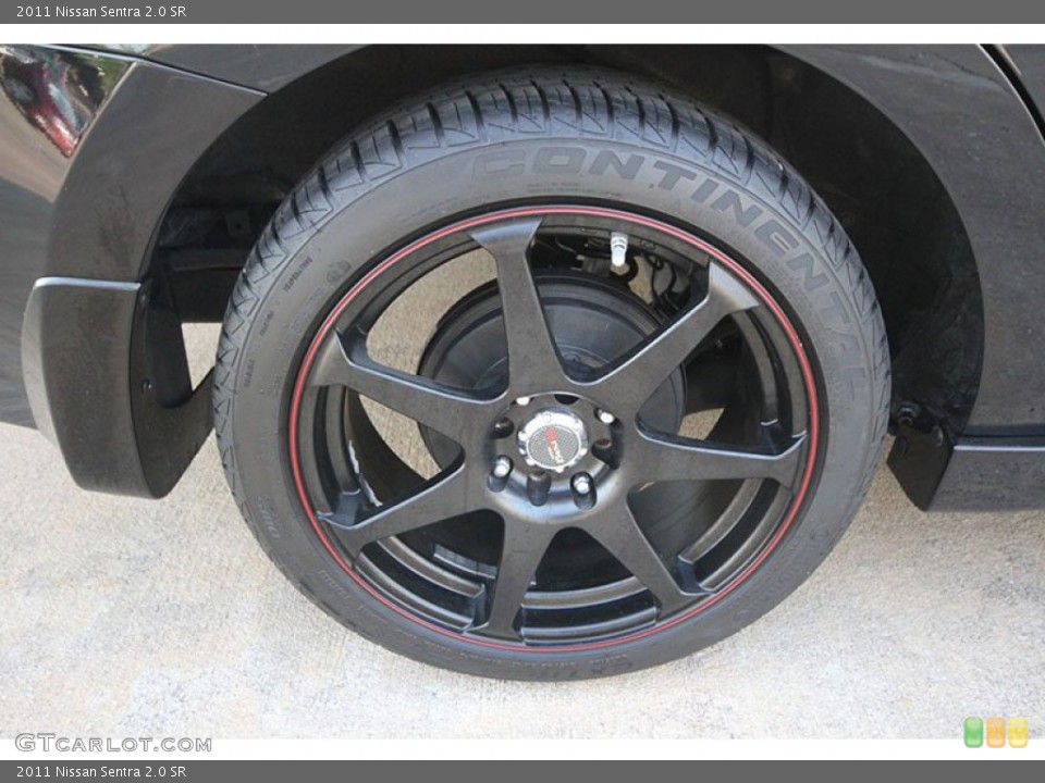 2011 Nissan Sentra Custom Wheel and Tire Photo #67227461
