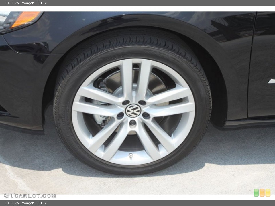 2013 Volkswagen CC Lux Wheel and Tire Photo #67229187