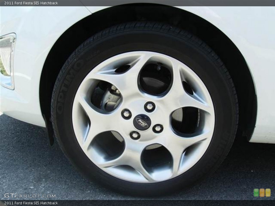 2011 Ford Fiesta SES Hatchback Wheel and Tire Photo #67235106