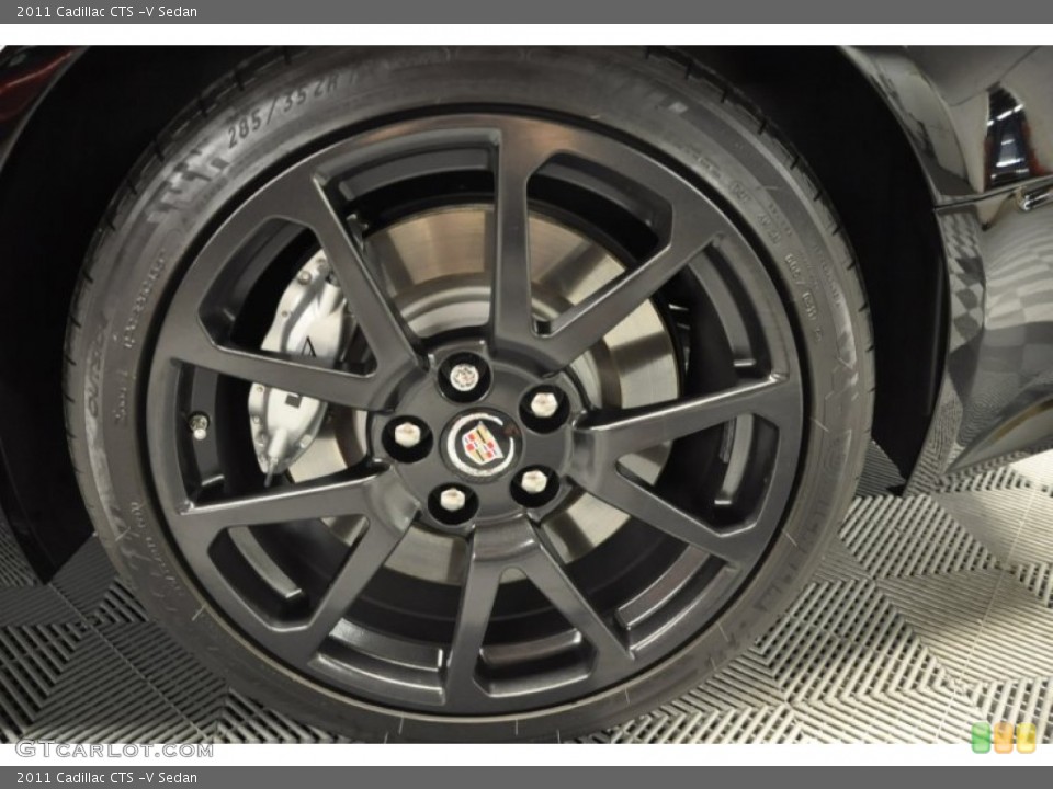 2011 Cadillac CTS -V Sedan Wheel and Tire Photo #67237785