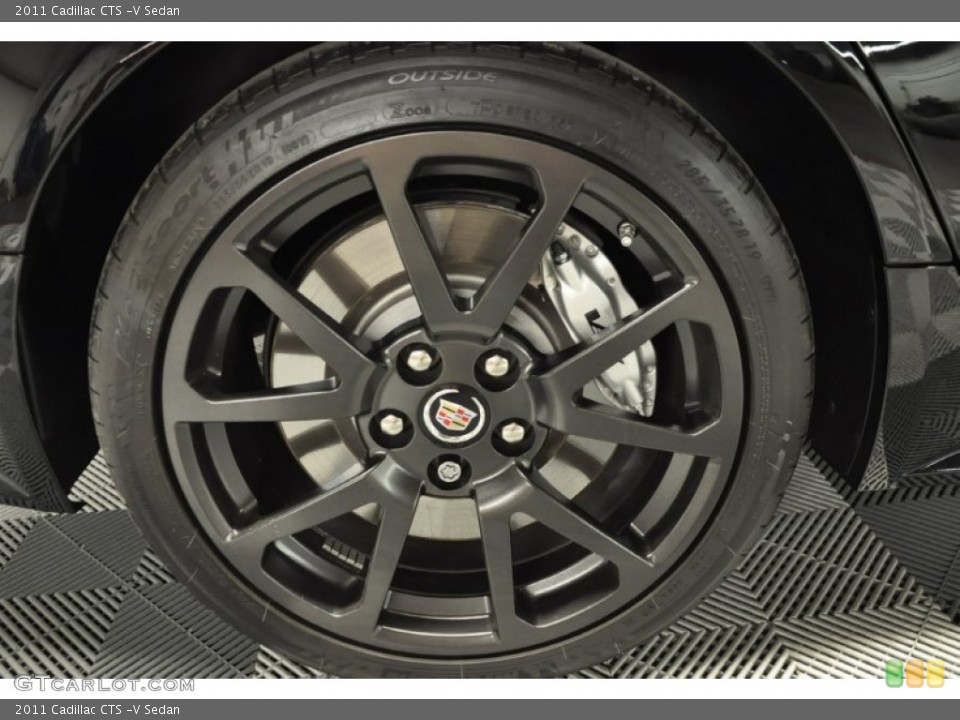 2011 Cadillac CTS -V Sedan Wheel and Tire Photo #67237794