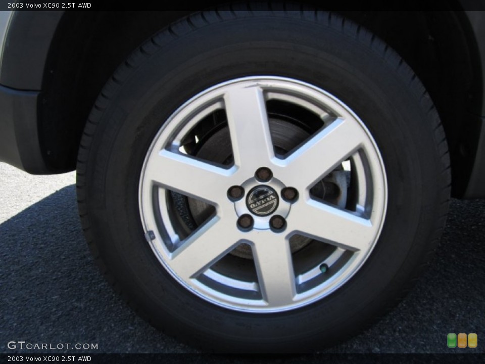 2003 Volvo XC90 2.5T AWD Wheel and Tire Photo #67241316