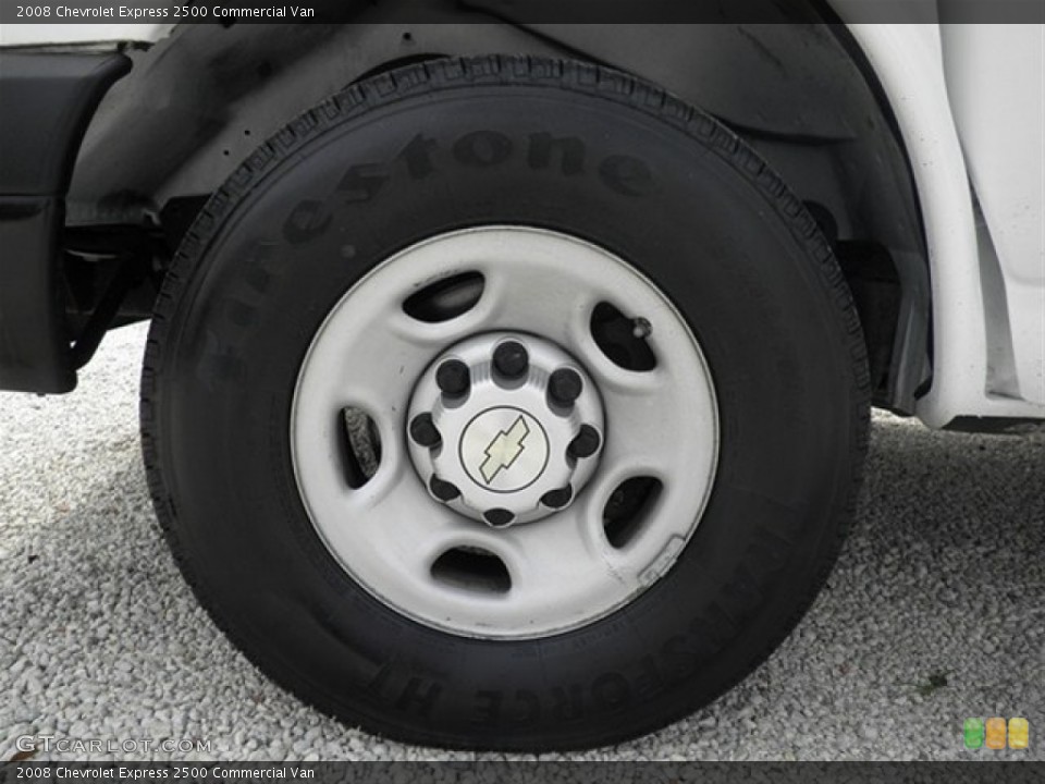 2008 Chevrolet Express 2500 Commercial Van Wheel and Tire Photo #67247616