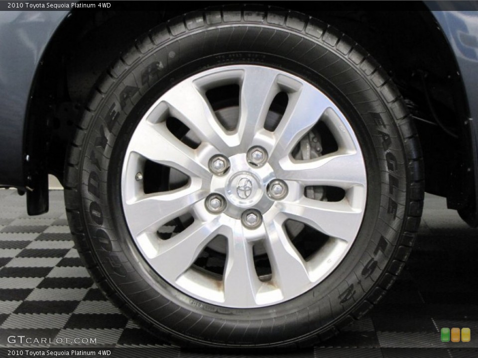 2010 Toyota Sequoia Platinum 4WD Wheel and Tire Photo #67249287