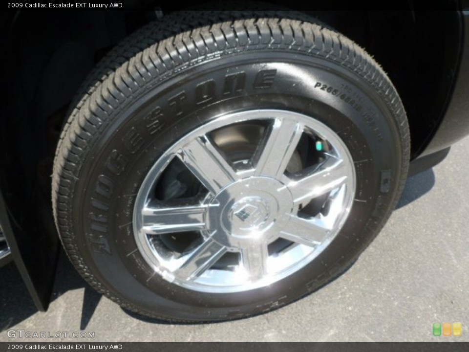 2009 Cadillac Escalade EXT Luxury AWD Wheel and Tire Photo #67272842