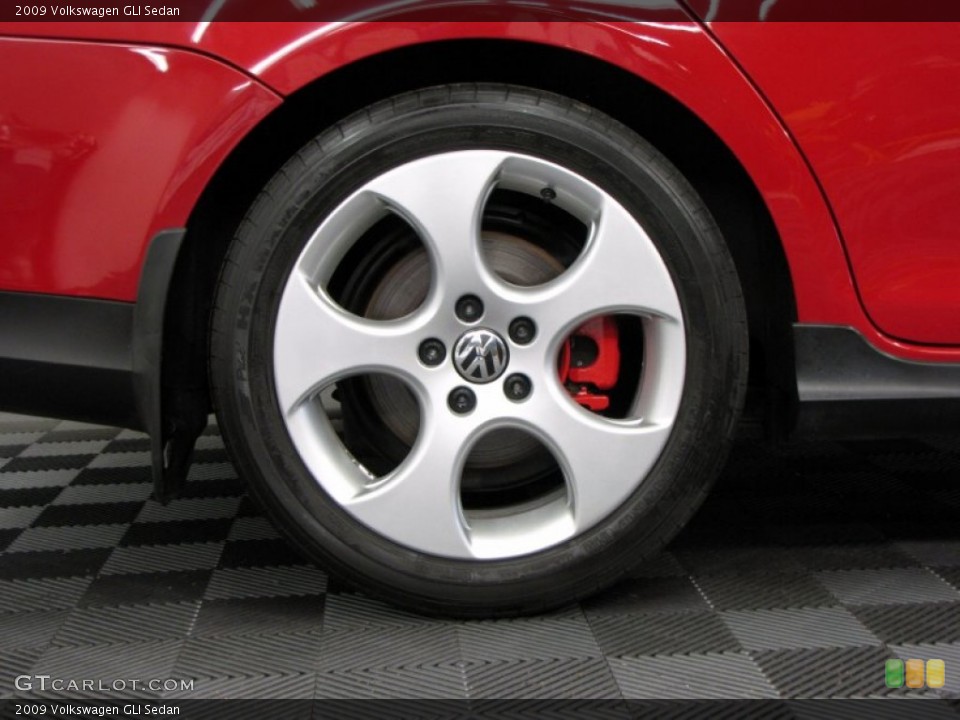 2009 Volkswagen GLI Sedan Wheel and Tire Photo #67274034