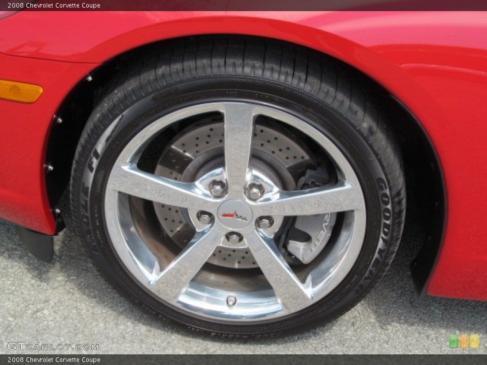 2008 Chevrolet Corvette Coupe Wheel and Tire Photo #67279049