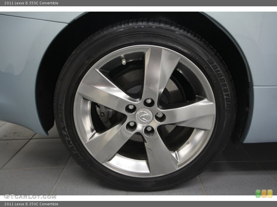 2011 Lexus IS 350C Convertible Wheel and Tire Photo #67283246