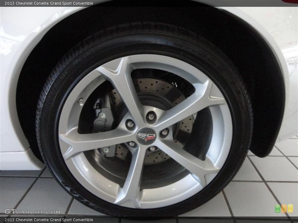 2013 Chevrolet Corvette Grand Sport Convertible Wheel and Tire Photo #67289715