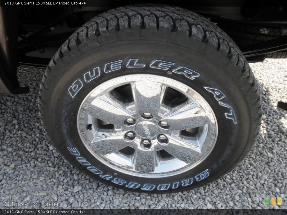 2013 GMC Sierra 1500 SLE Extended Cab 4x4 Wheel and Tire Photo #67301129