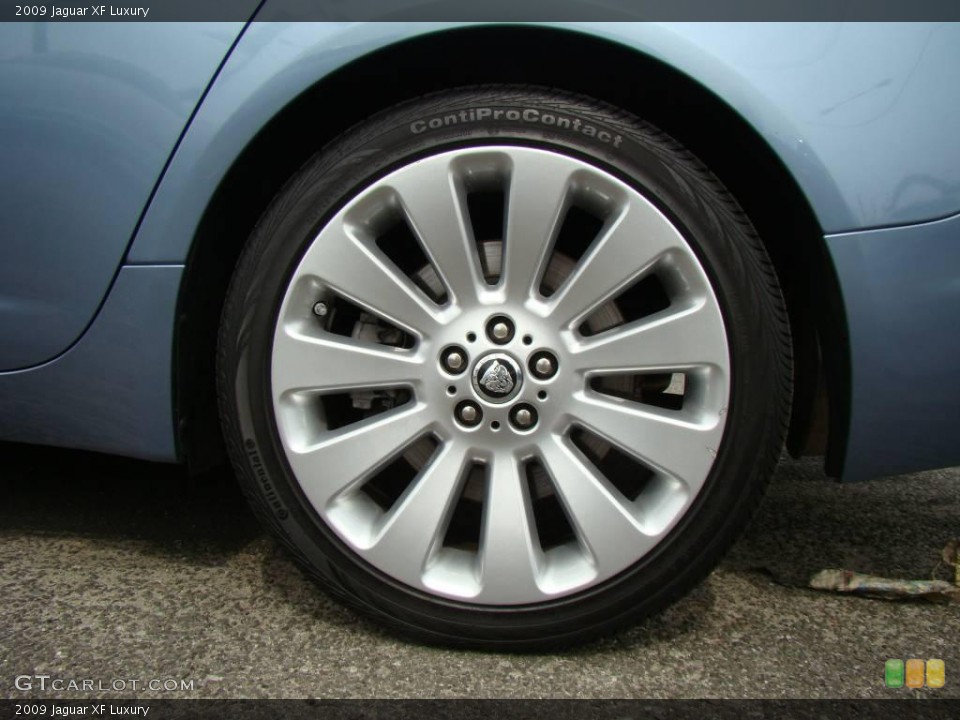 2009 Jaguar XF Luxury Wheel and Tire Photo #6731047