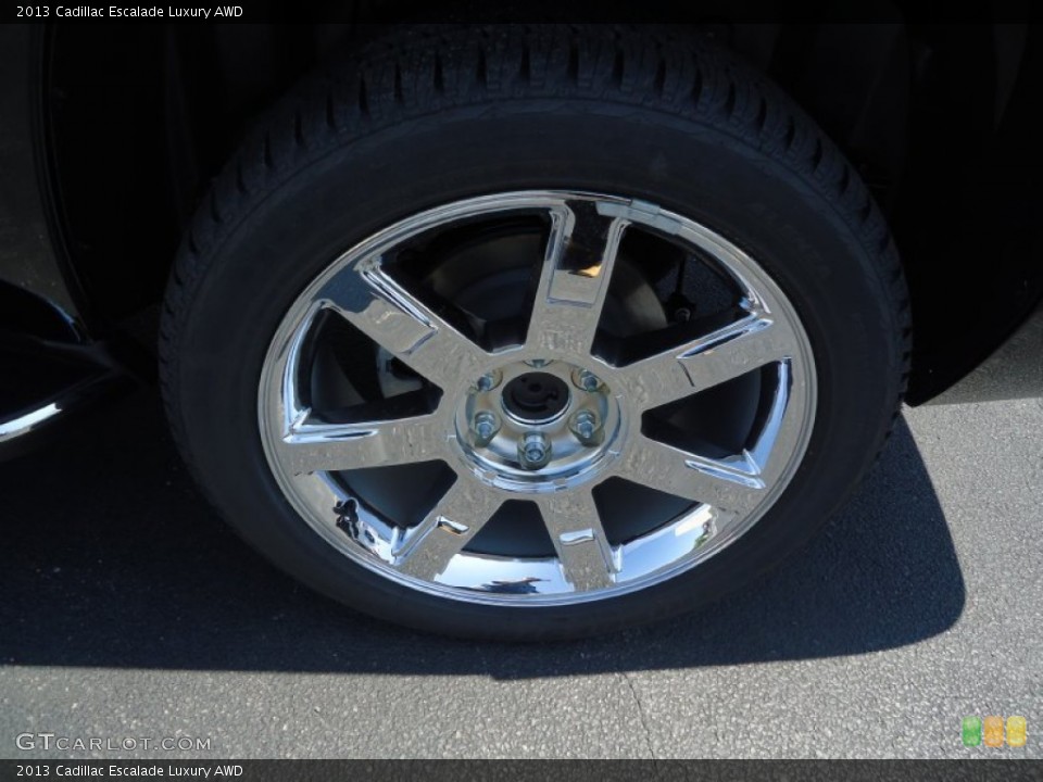 2013 Cadillac Escalade Luxury AWD Wheel and Tire Photo #67311299