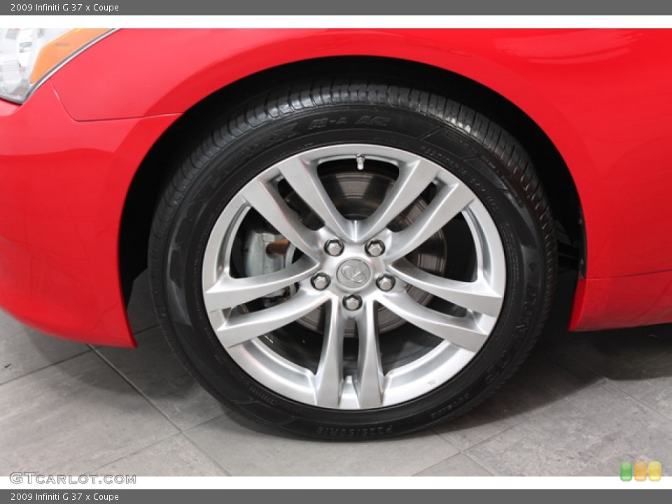 2009 Infiniti G 37 x Coupe Wheel and Tire Photo #67313909