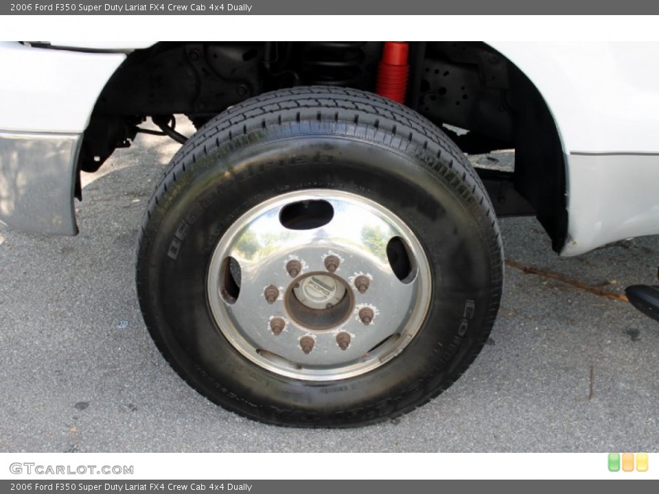 2006 Ford F350 Super Duty Lariat FX4 Crew Cab 4x4 Dually Wheel and Tire Photo #67334630