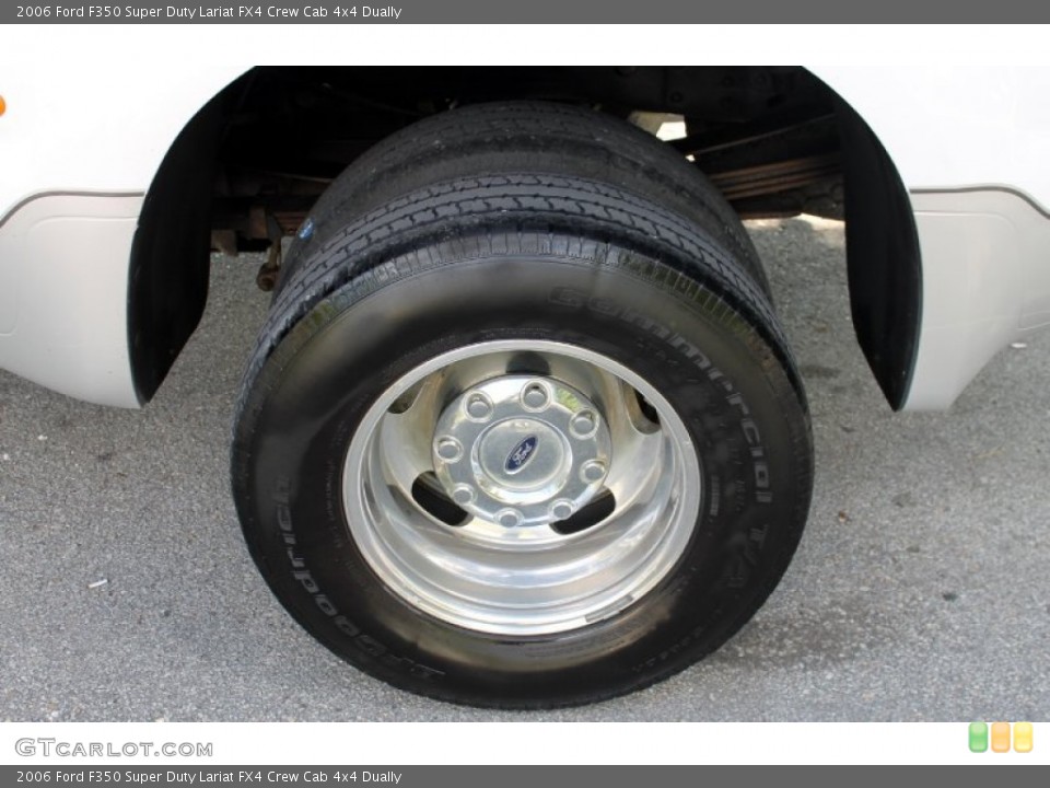 2006 Ford F350 Super Duty Lariat FX4 Crew Cab 4x4 Dually Wheel and Tire Photo #67334645