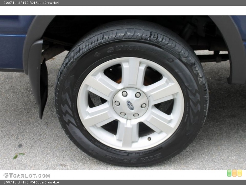 2007 Ford F150 FX4 SuperCrew 4x4 Wheel and Tire Photo #67335092