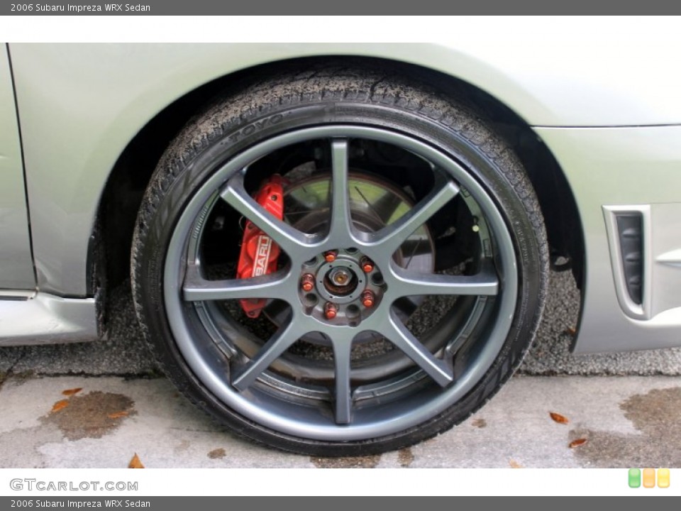 2006 Subaru Impreza WRX Sedan Wheel and Tire Photo #67336109