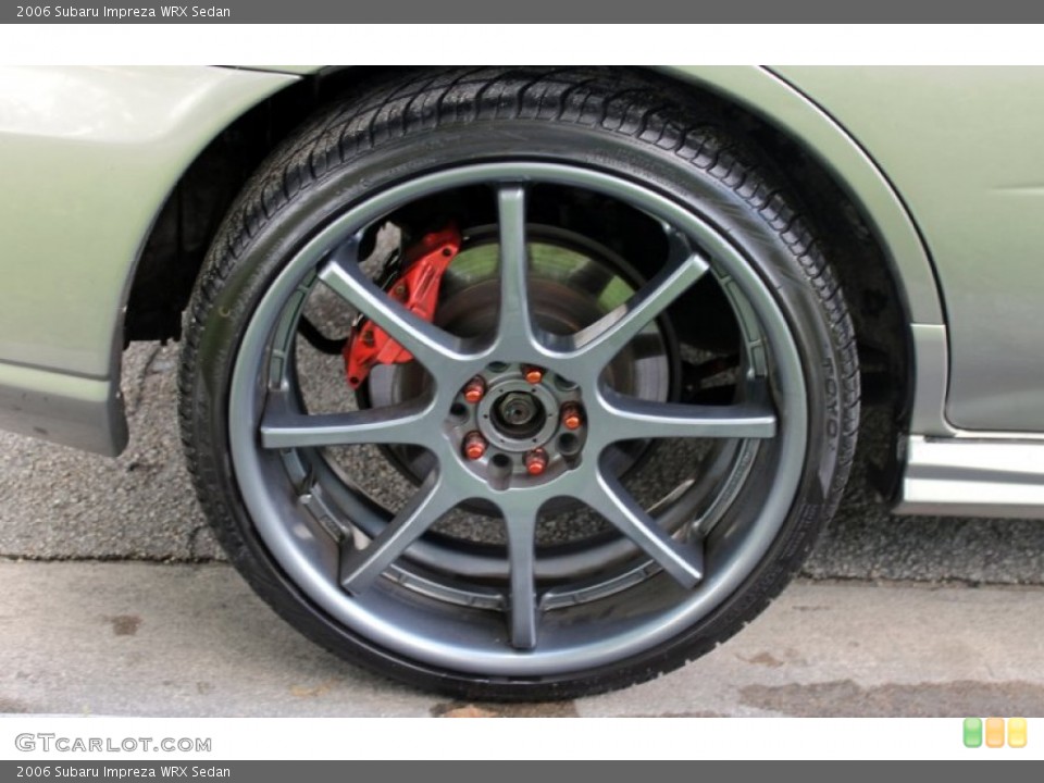 2006 Subaru Impreza WRX Sedan Wheel and Tire Photo #67336112