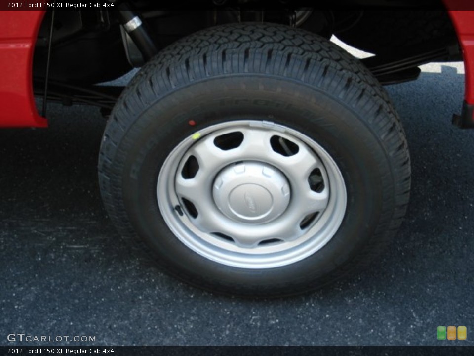 2012 Ford F150 XL Regular Cab 4x4 Wheel and Tire Photo #67338371