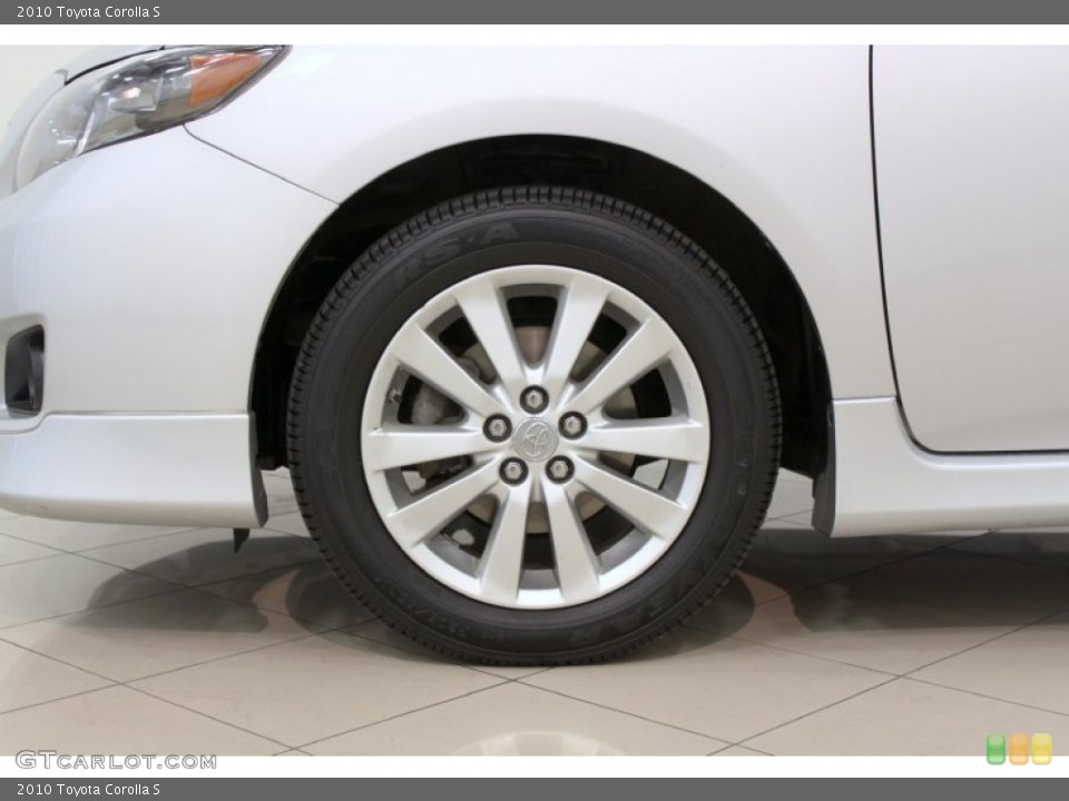 2010 Toyota Corolla S Wheel and Tire Photo #67341491