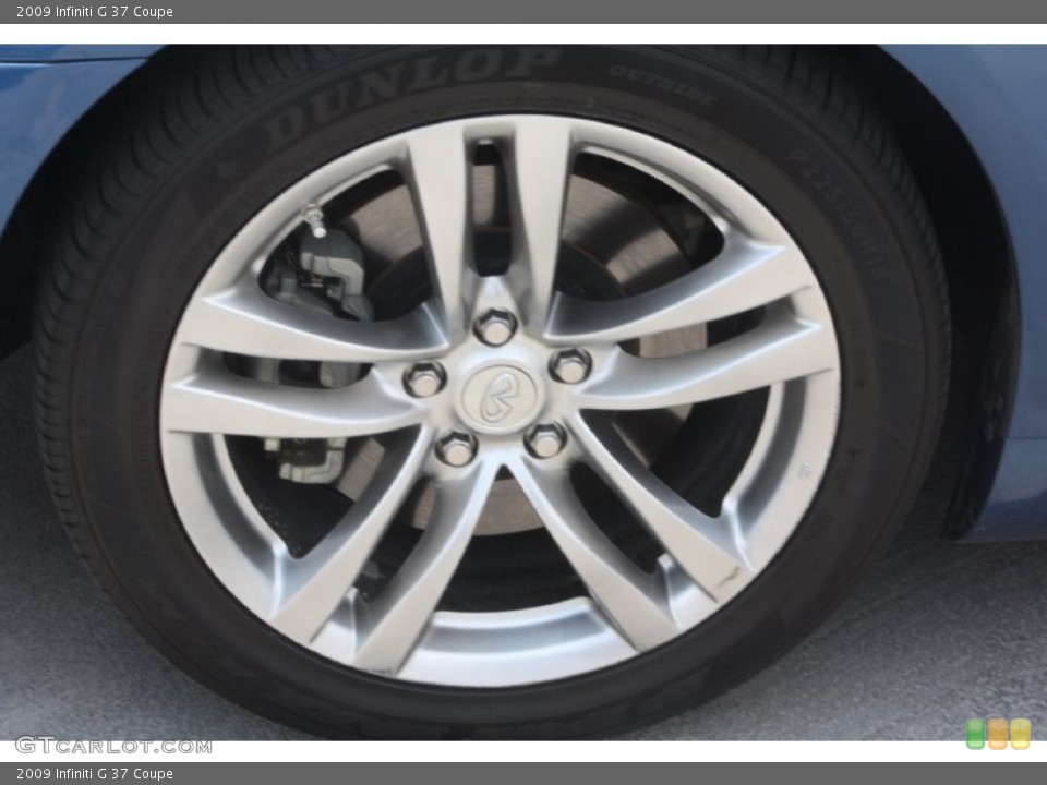 2009 Infiniti G 37 Coupe Wheel and Tire Photo #67352357