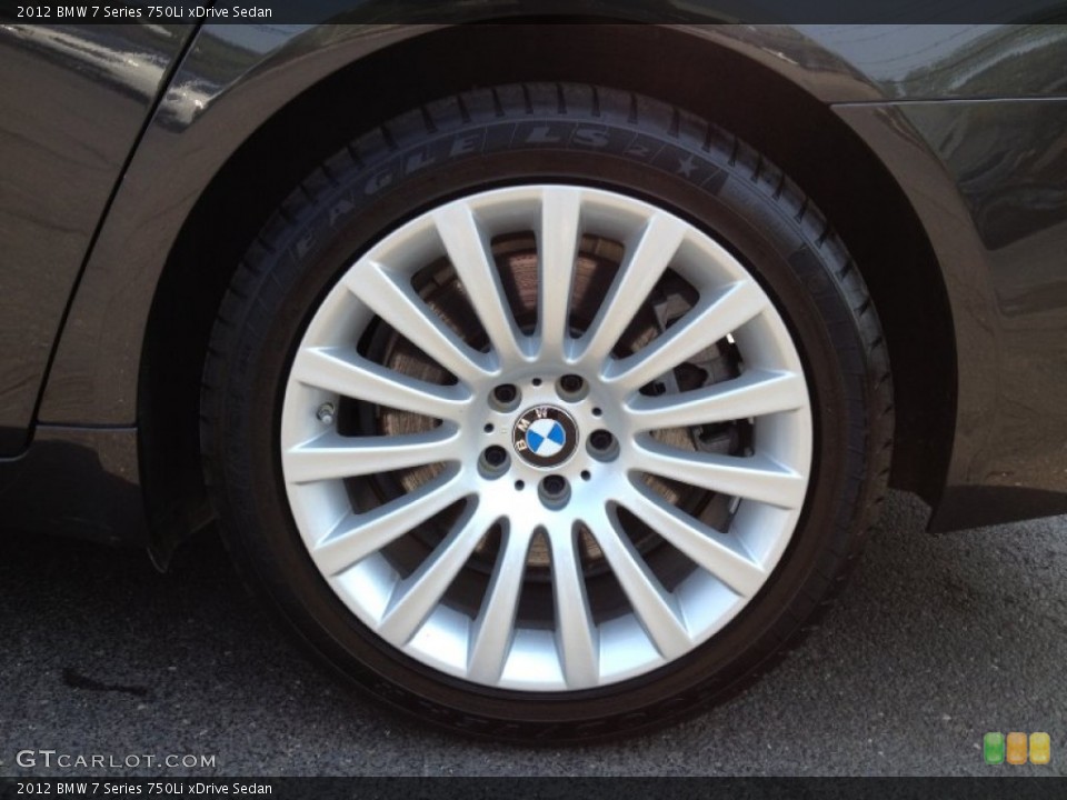 2012 BMW 7 Series 750Li xDrive Sedan Wheel and Tire Photo #67355057