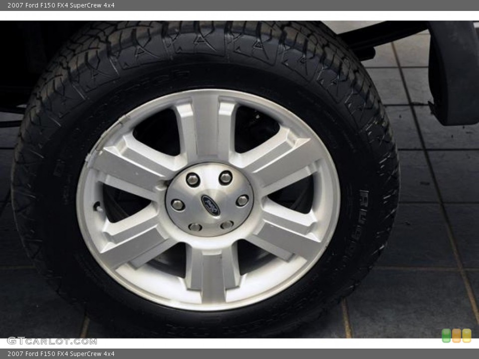 2007 Ford F150 FX4 SuperCrew 4x4 Wheel and Tire Photo #67362482