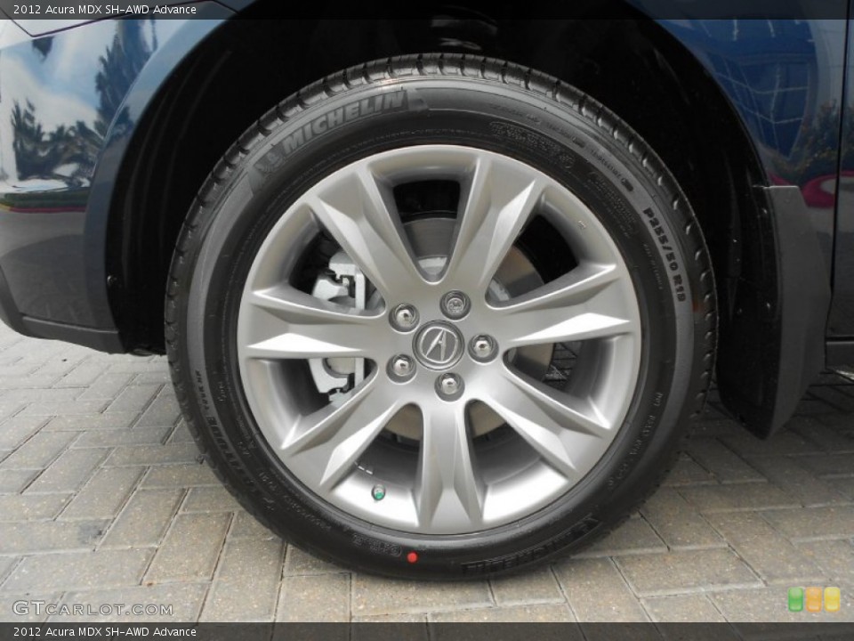 2012 Acura MDX SH-AWD Advance Wheel and Tire Photo #67367618