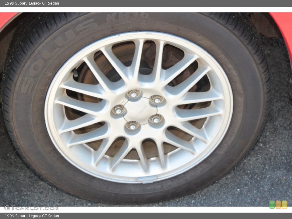 1999 Subaru Legacy GT Sedan Wheel and Tire Photo #67380281