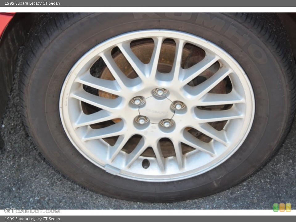1999 Subaru Legacy GT Sedan Wheel and Tire Photo #67380311