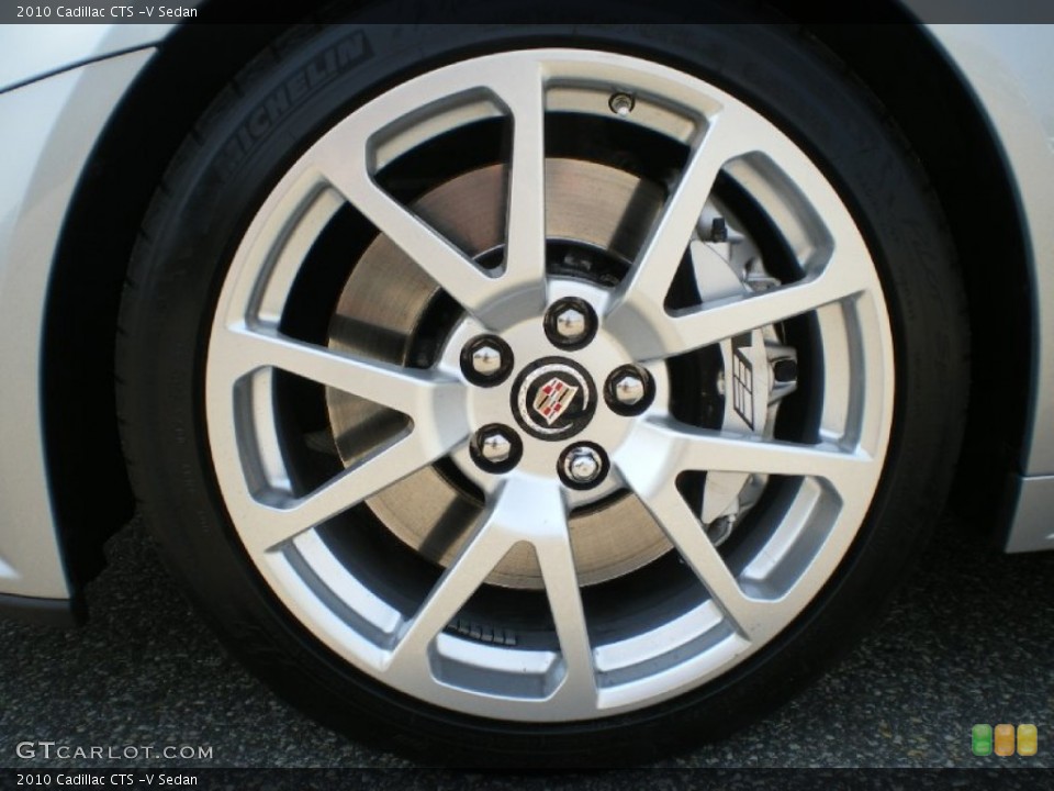 2010 Cadillac CTS -V Sedan Wheel and Tire Photo #67382120