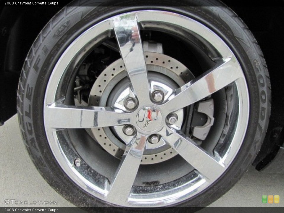 2008 Chevrolet Corvette Coupe Wheel and Tire Photo #67393550