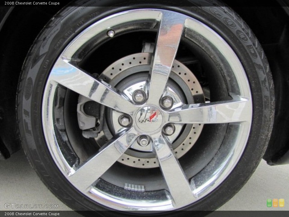 2008 Chevrolet Corvette Coupe Wheel and Tire Photo #67393553