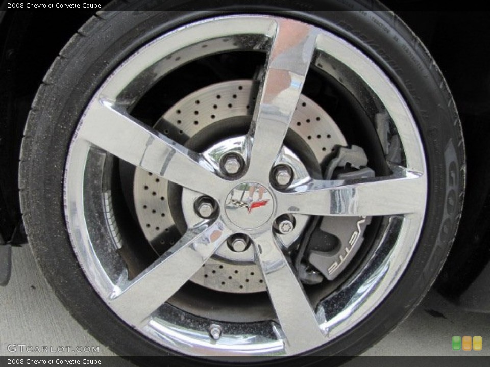 2008 Chevrolet Corvette Coupe Wheel and Tire Photo #67393556